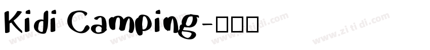 Kidi Camping字体转换